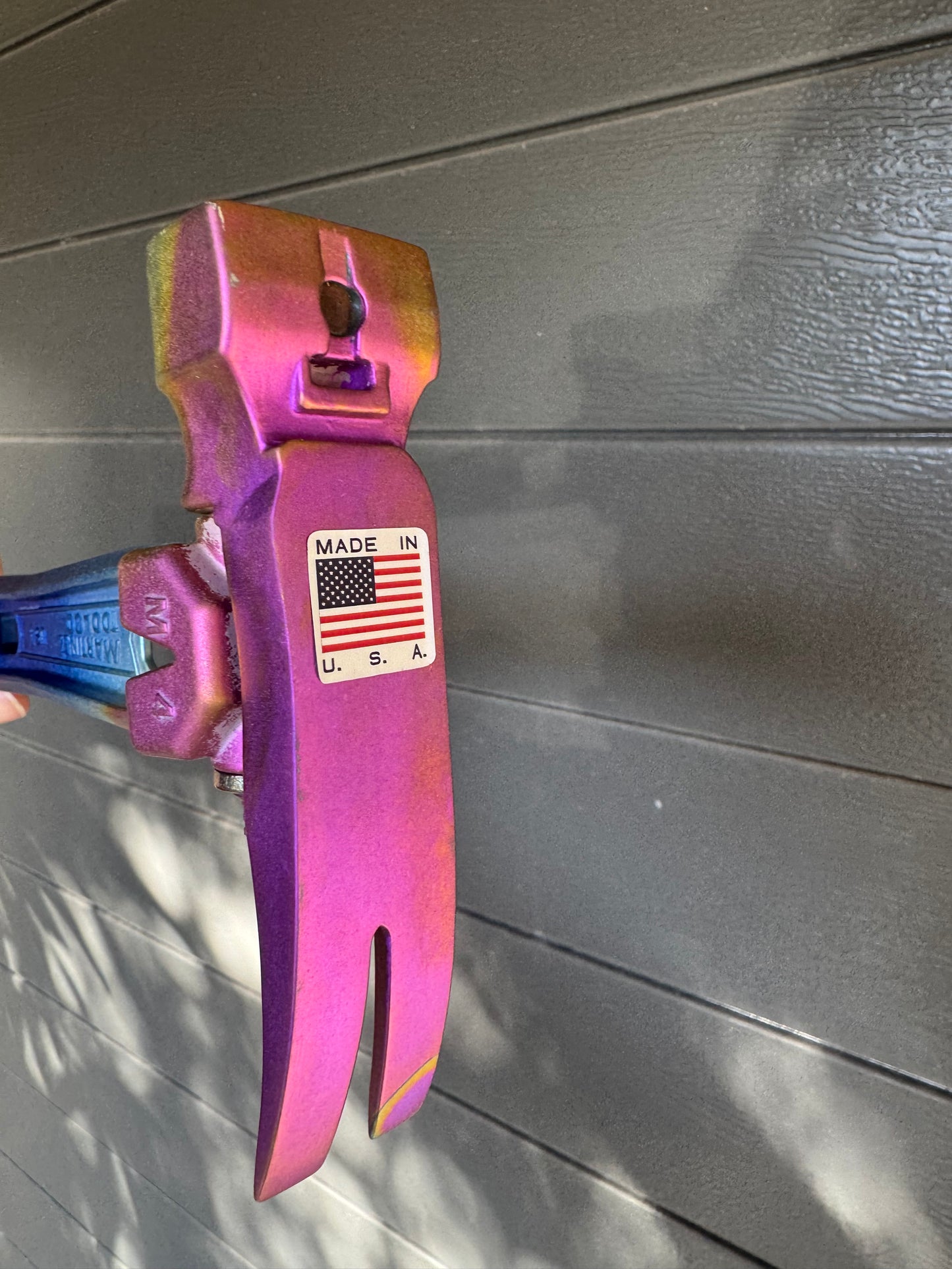 Martinez M4 - Blue with pink Ti4 titanium head