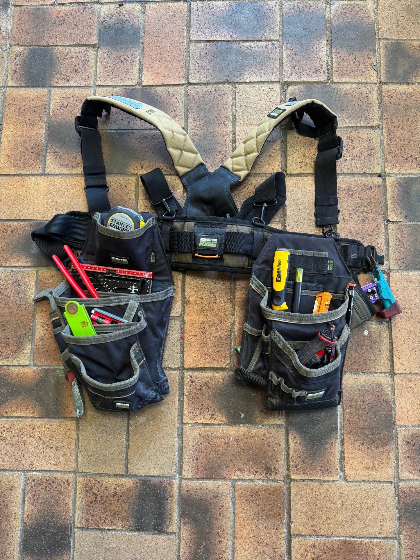 Framing Tool belt and Suspenders - Left or Right dominant setups