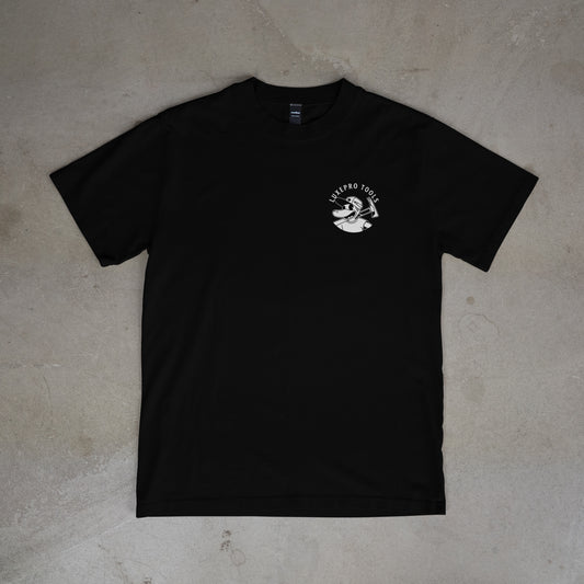 LuxeProTools Black Tee with Mascot