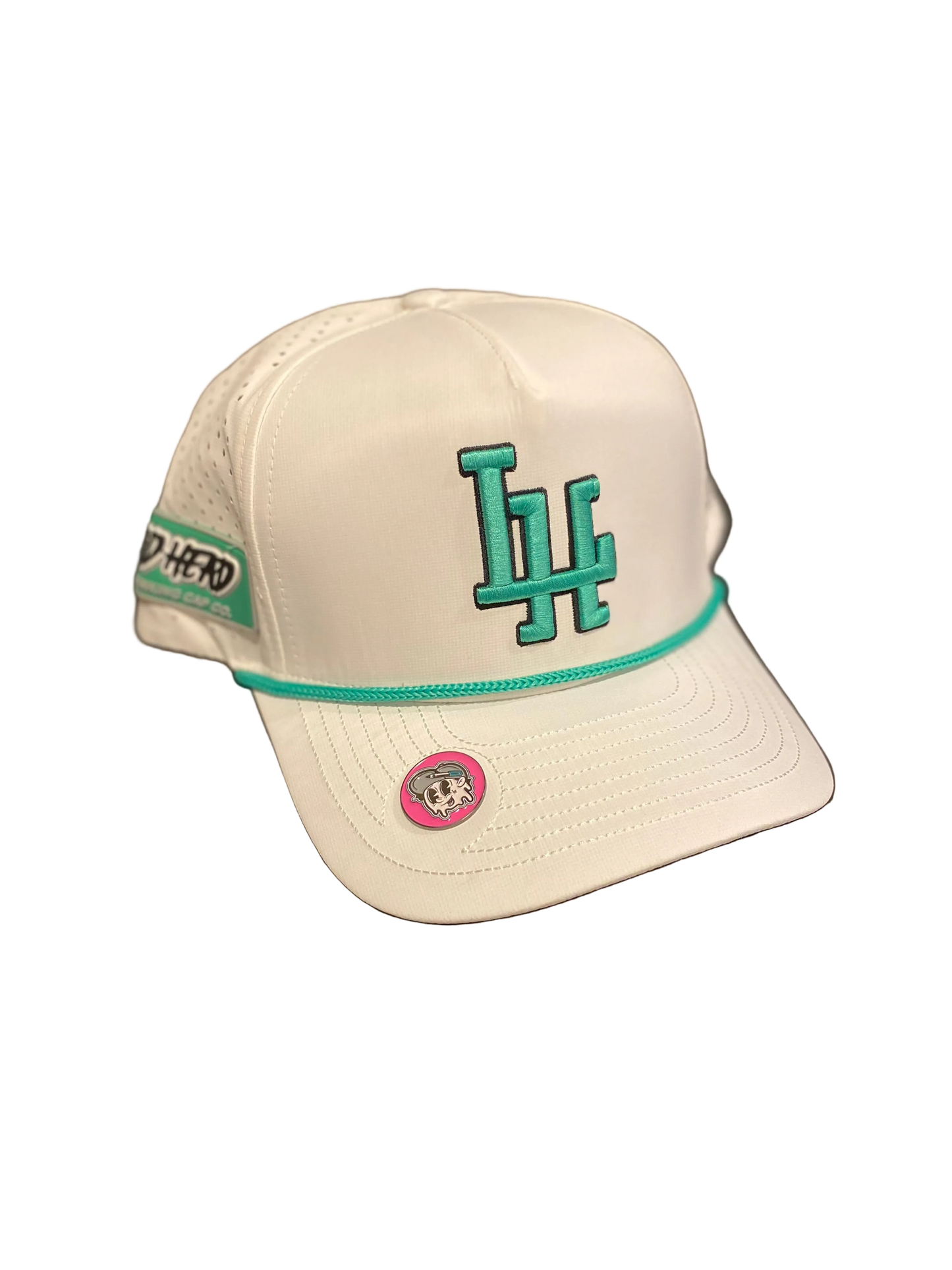 Caddie Haddy Golfers Hat in white or black!