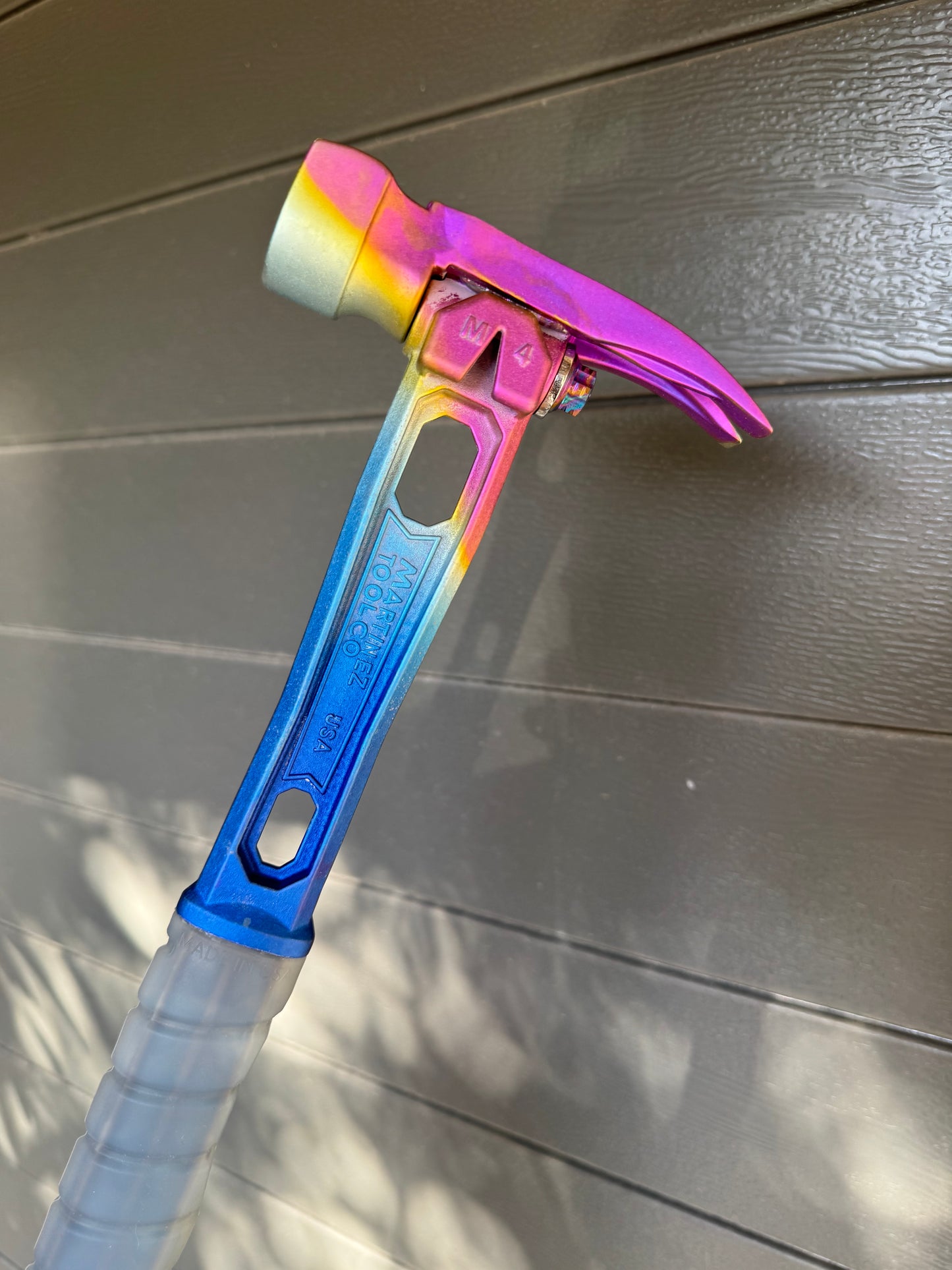 Martinez M4 - Blue with pink Ti4 titanium head