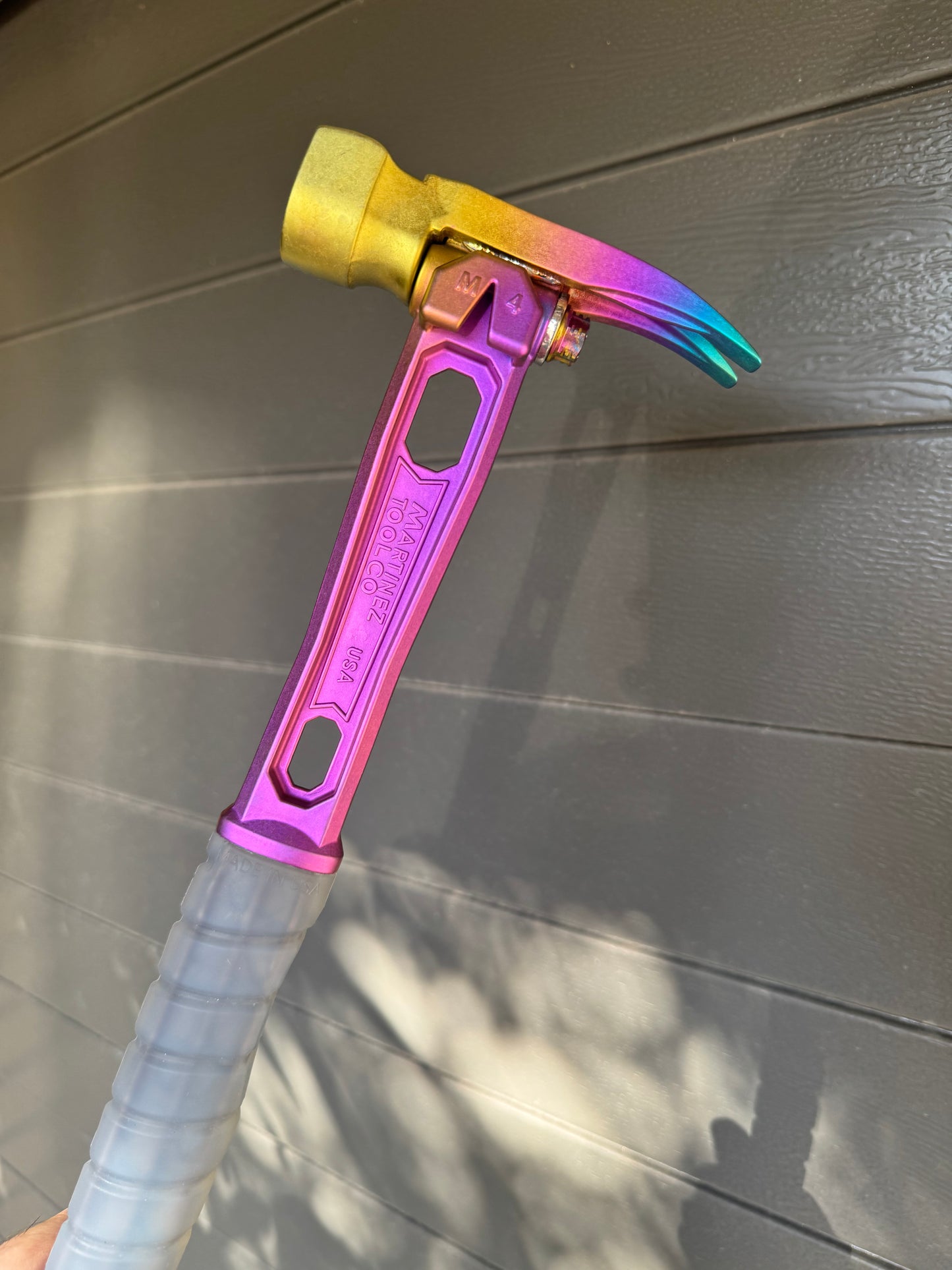 Martinez M4 - Purple with Rainbow Ti4 titanium head