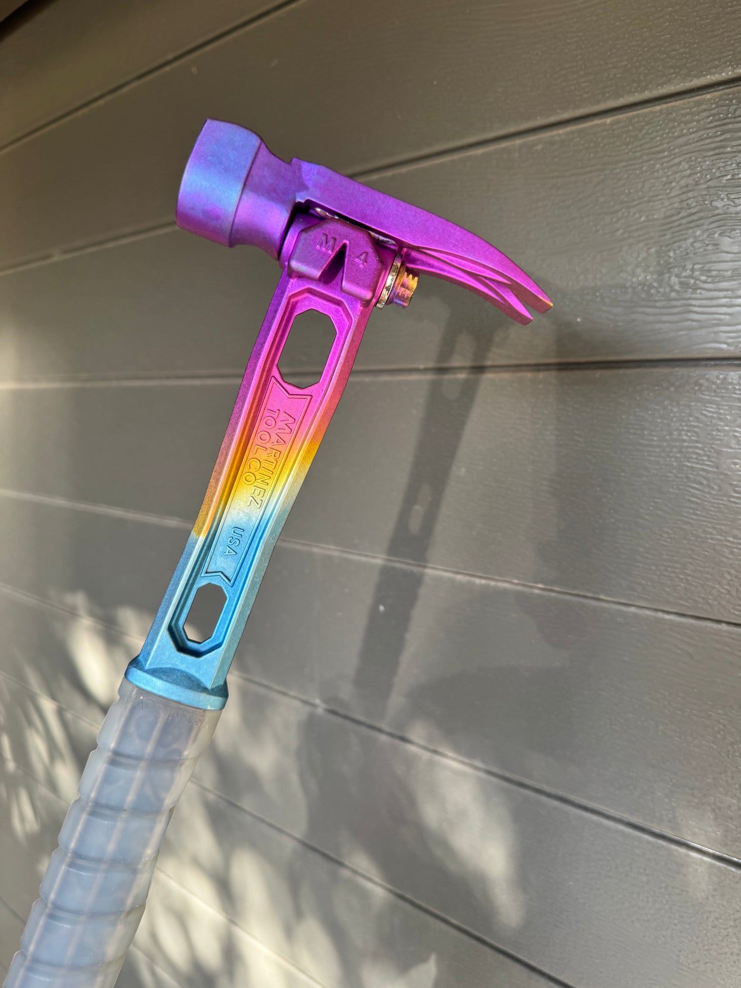 Martinez M4 - Rainbow with purple Ti4 titanium head