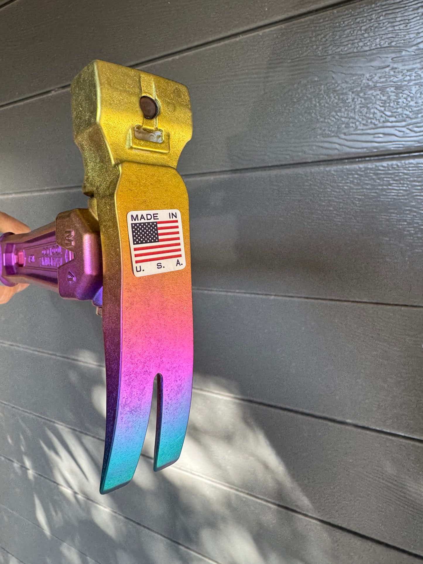 Martinez M4 - Purple with Rainbow Ti4 titanium head