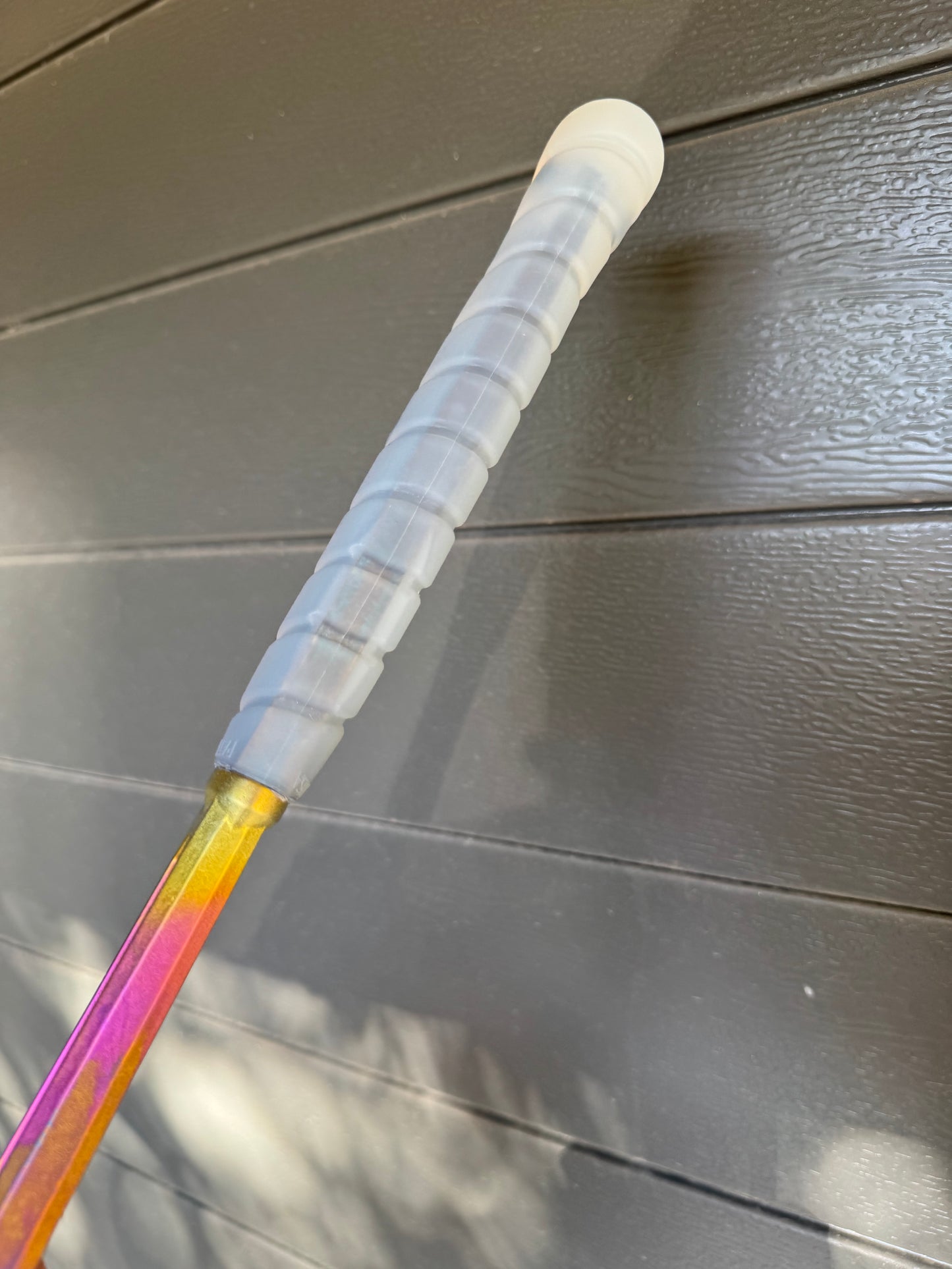 Martinez M4 - Rainbow with blue and green Ti4 titanium head