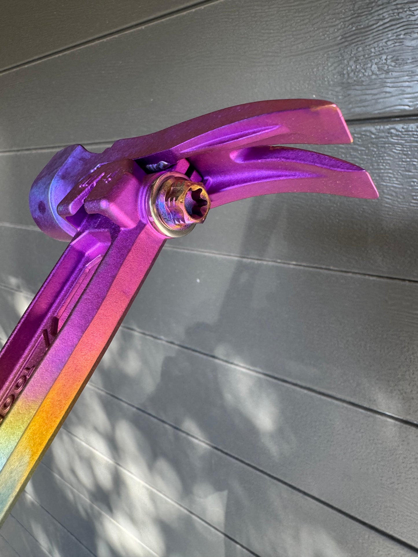 Martinez M4 - Rainbow with purple Ti4 titanium head