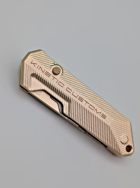 Solid Brass Reaper Version 2 with blade storage